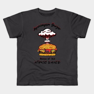 Apocalypse Burgers, Home of the Atomic Sauce Kids T-Shirt